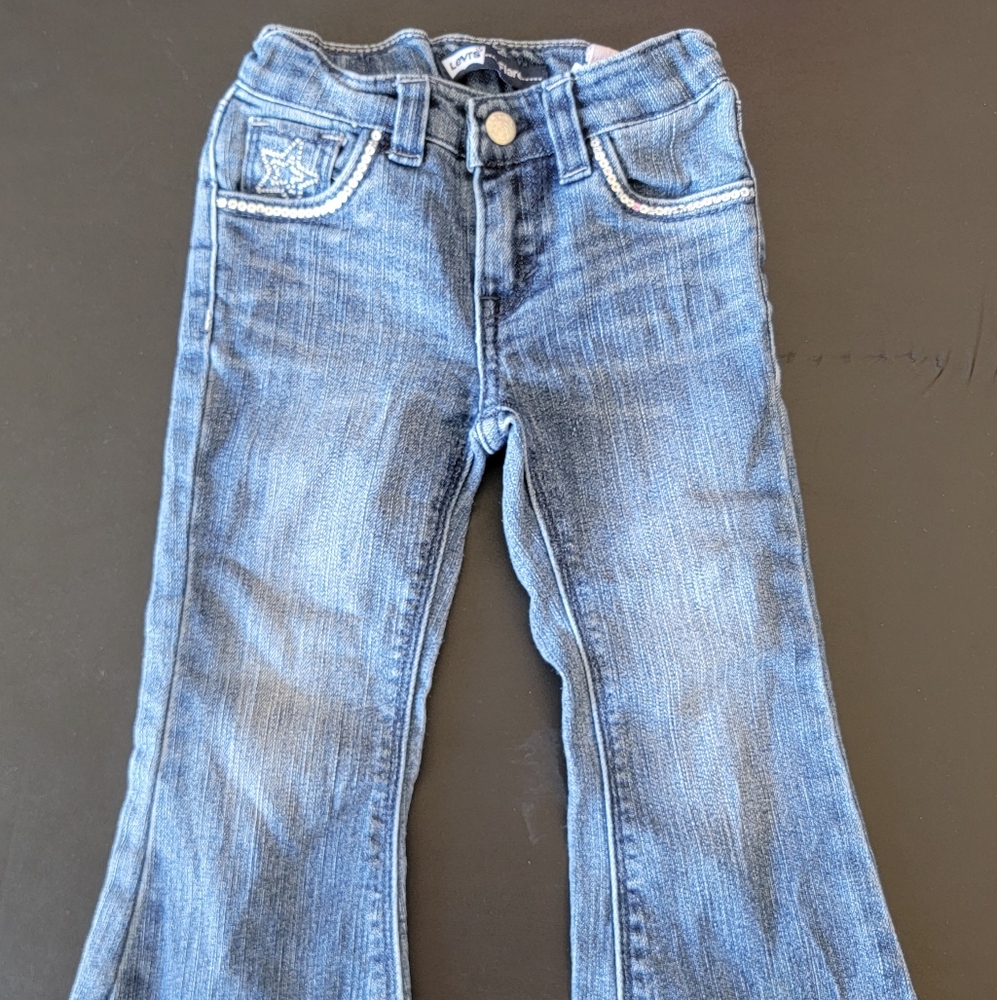 Levi's flare leg jeans size 2t